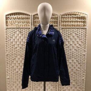 Adidas Vintage Y2K Climalite Wind Breaker Jacket with a Hood Size Large